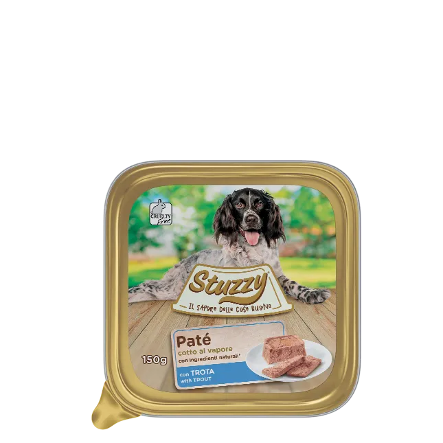 Stuzzy Paté Classico Trota 150g – Cane Adulto Stuzzy Paté Classico Trota 150g – Cane Adulto